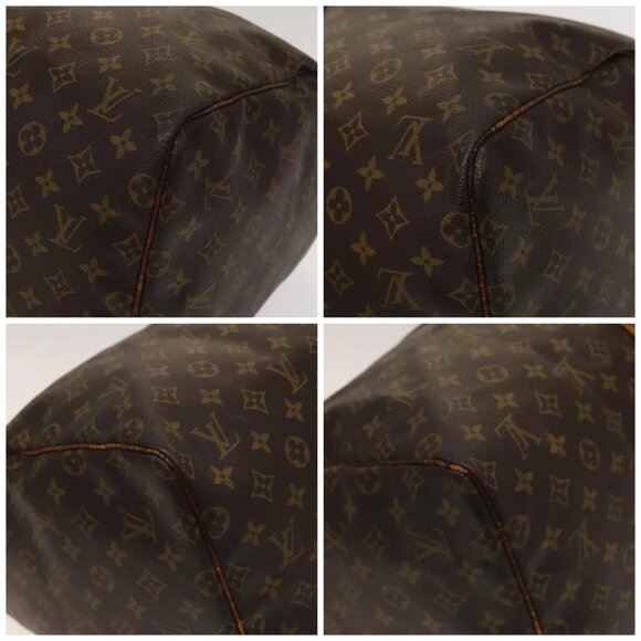 LOUIS VUITTON Monogram Keepall 55 Boston Bag M41424 LV Auth 136505 - Picture 14 of 16
